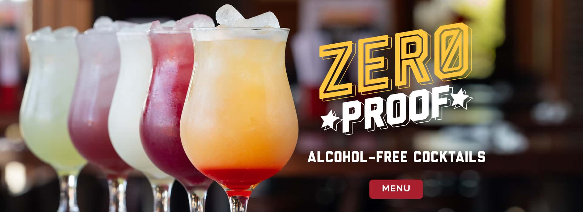 Zero Proof - Alcohol-Free Cocktails. Click or tap here to view!