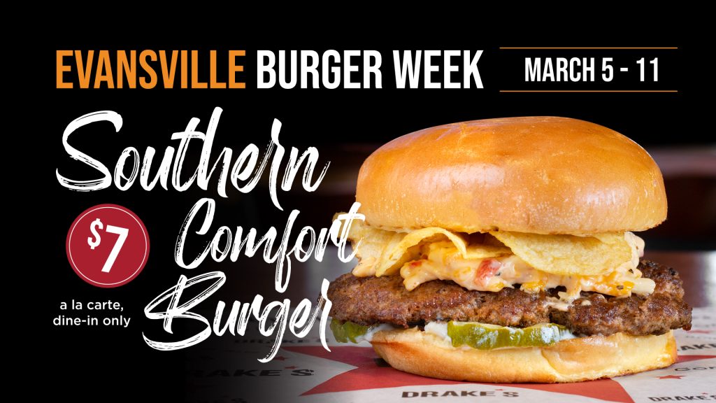 Evansville Burger Week! Drake's Come Play