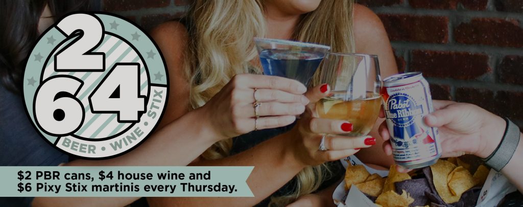 Click or tap here to view our 2-4-6 specials. Available every Thursday.
