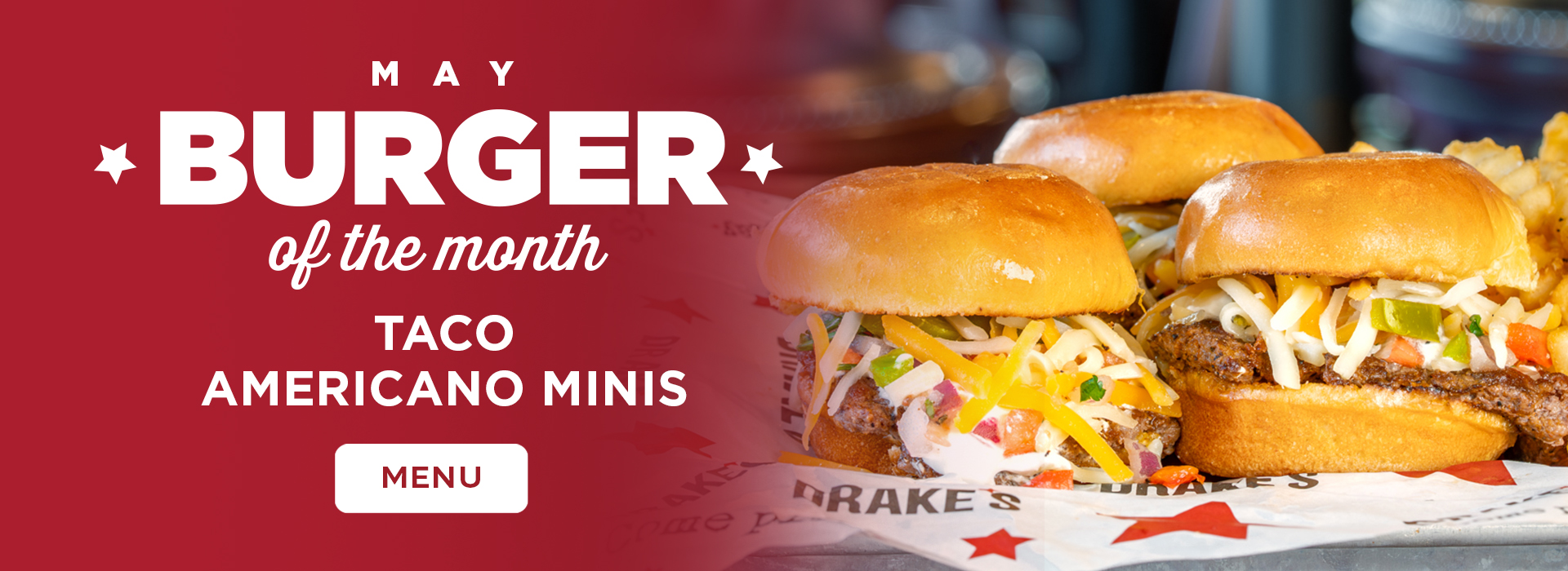 Click or tap here to see our burger of the month special!